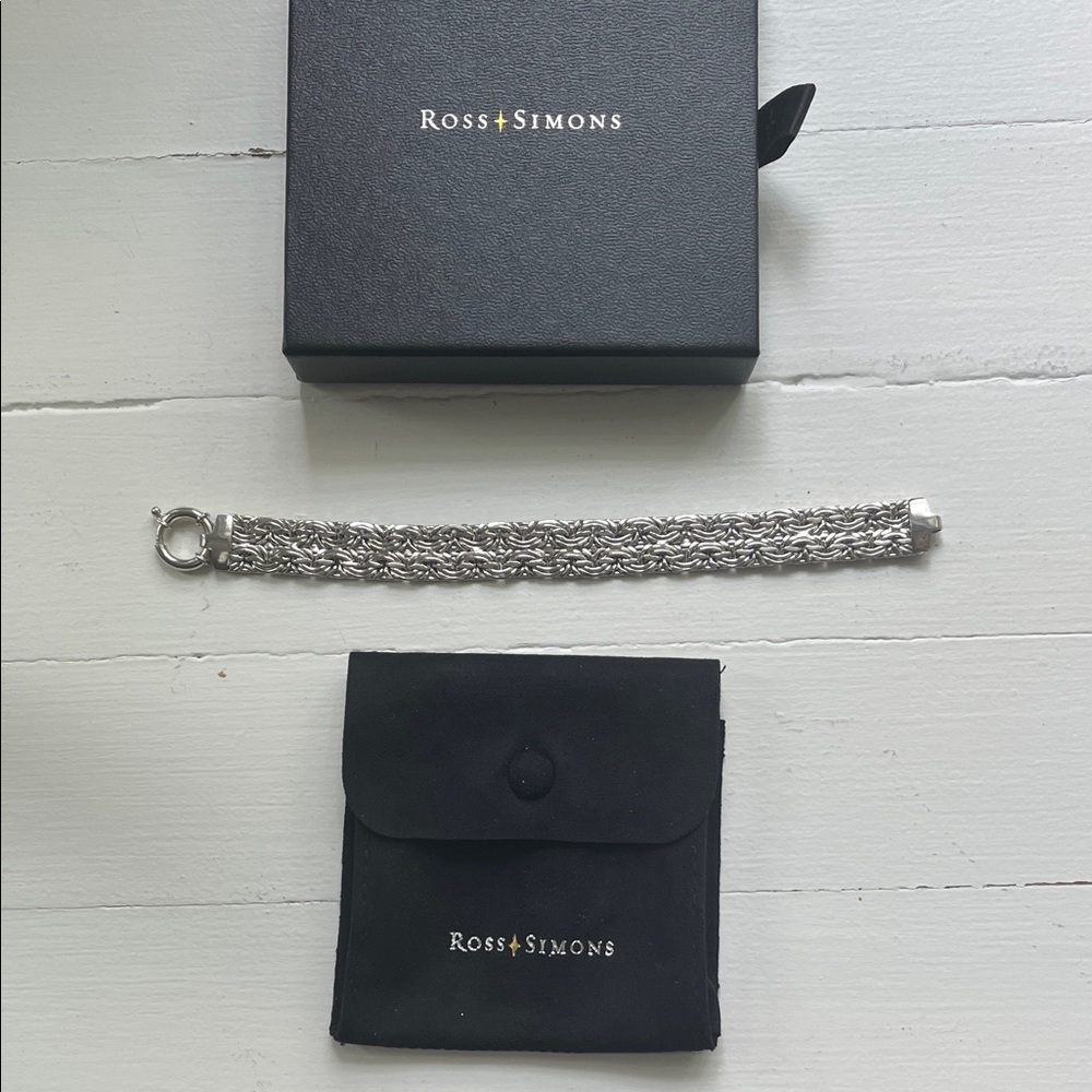 Ross-Simons Intricate Silver Bracelet